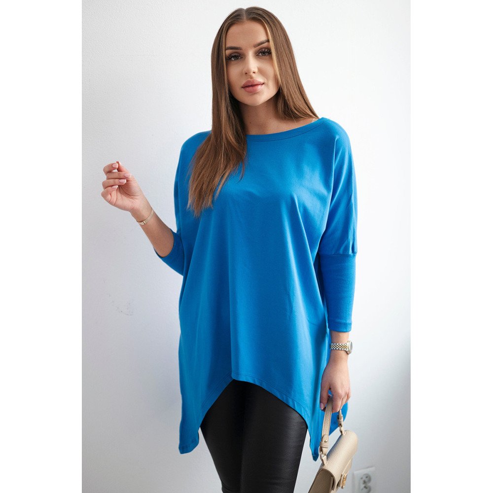 Oversize mėlyna palaidinė nuotrauka Oversize mėlyna palaidinė nuotrauka