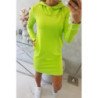 Pistacijų spalvos suknelė su užrašais ant rankovių "OFF-WHITE" nuotrauka