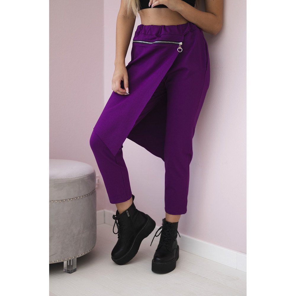 Tamsiai violetinės spalvos Punto Milano Winter kelnės nuotrauka Tamsiai violetinės spalvos Punto Milano Winter kelnės nuotrauka