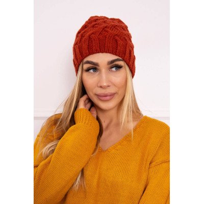 Tamsiai kreminė  kepurė Uliana K408 nuotrauka