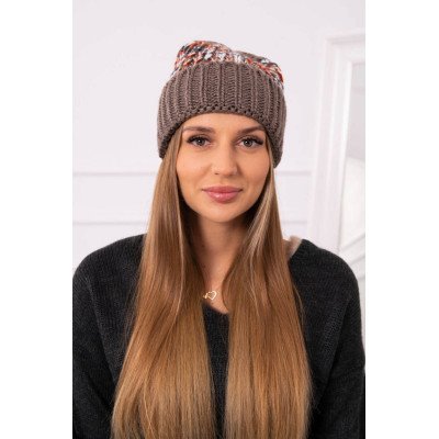 Tamsiai pilka  kepurė Nastia K373 nuotrauka