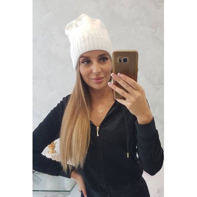 Balta  kepurė Irmina K333 nuotrauka