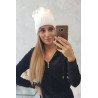 Balta  kepurė Irmina K333 nuotrauka
