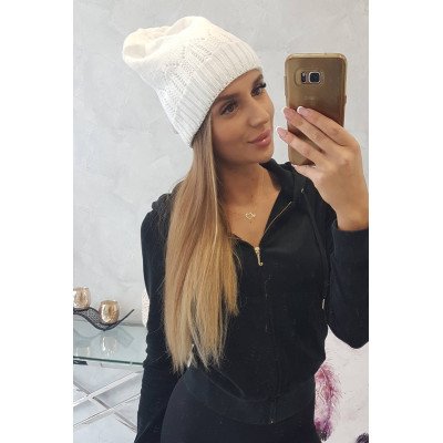 Balta  kepurė Irmina K333 nuotrauka