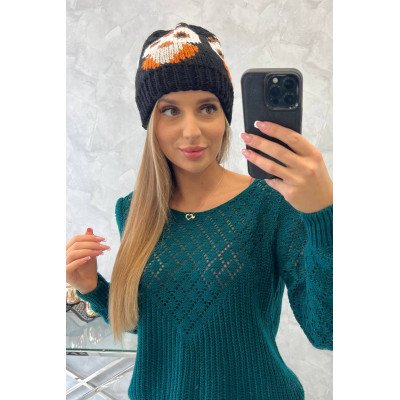 Juoda  kepurė Ofelia K349 nuotrauka