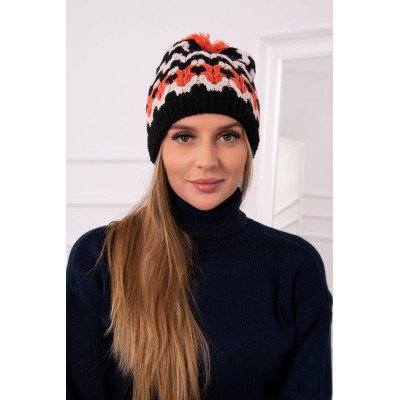 Juoda  kepurė Irmina K333 nuotrauka