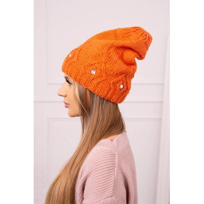 Oranžinė  kepurė Ramona K383 nuotrauka